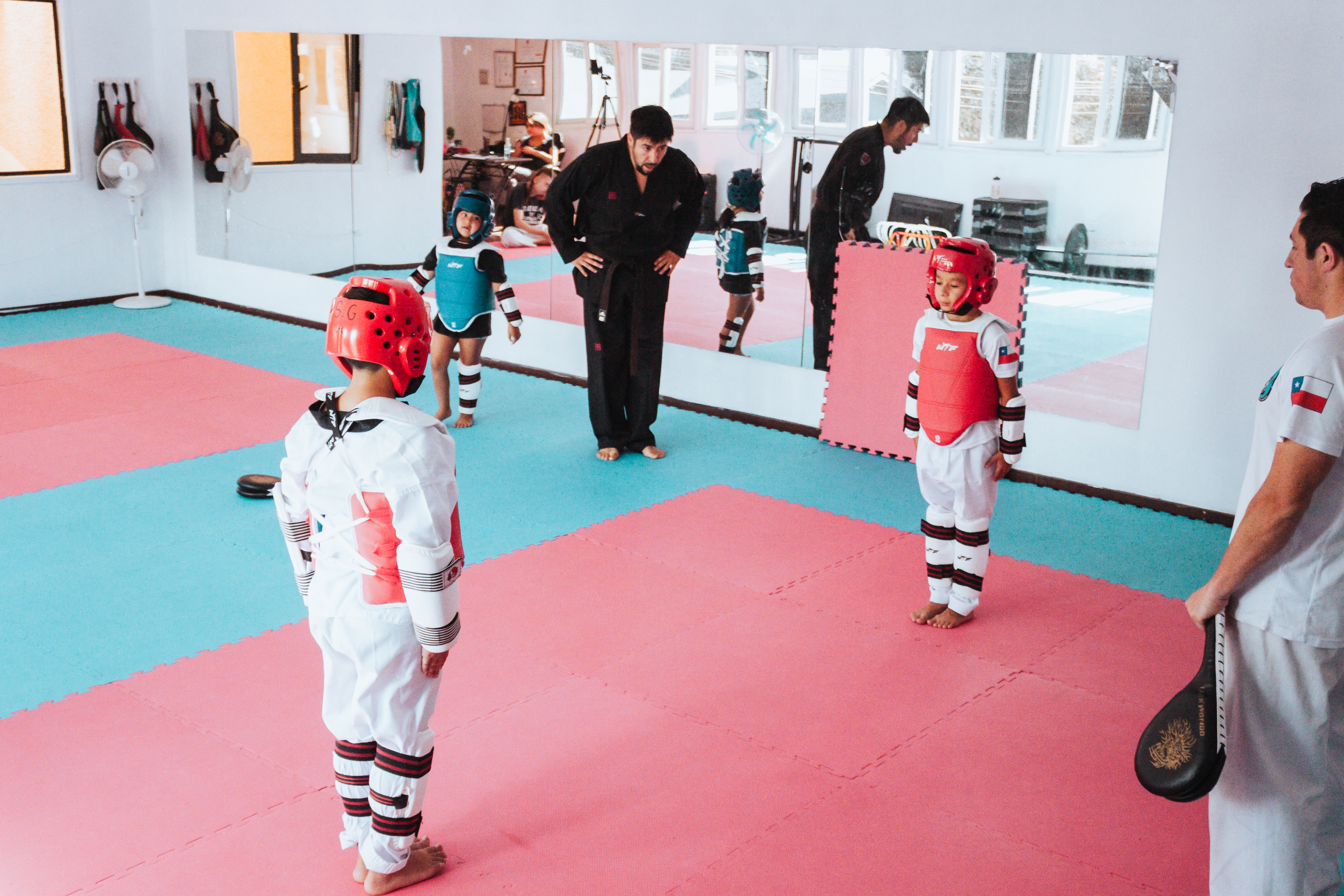 Taekwondo infantil, sana competencia deportiva